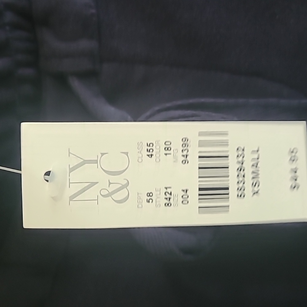 Soho Street NY&COMPANY jogger pants. Navy blue - Picture 4 of 7